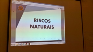  Palestra sobre Riscos Naturais e MAP na EBI Ginetes no dia 2 de Maio.