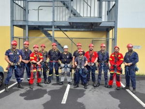  Curso de Salvamento em Grande Ângulo para bombeiros na Terceira
