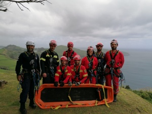  Curso de Recertificação de Salvamento em Grande Ângulo para bombeiros em São Miguel