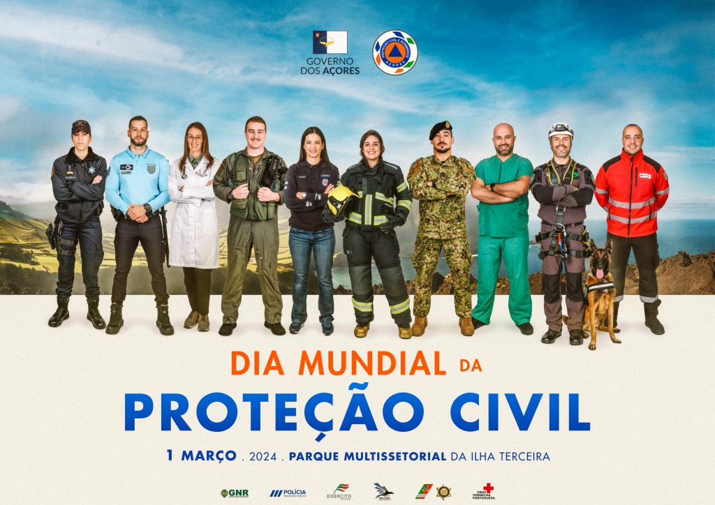  SRPCBA celebra Dia Mundial da Proteção Civil a 1 de março em Angra do Heroísmo