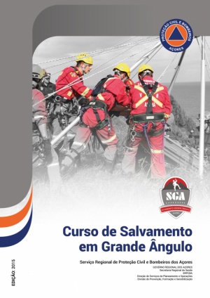 Curso de Recertificação de Salvamento em Grande Ângulo (RSGA), no Centro de Formação do SRPCBA, nos dias 3 a 5 de Junho.
