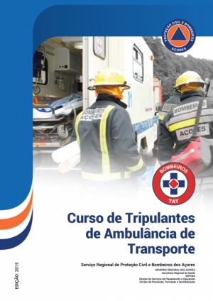 Curso de Tripulantes de Ambulância de Transporte (TAT), na Horta, de 31 de Outubro até 7 de Novembro.