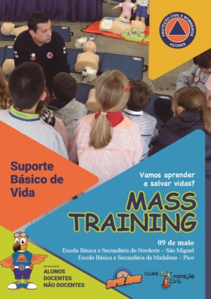 Mass Training em SBV, na EBS Nordeste e na EBS Madalena, a 09 de maio