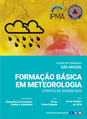Bombeiros dos Açores recebem Formação Básica em Meteorologia