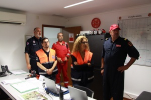 Secretária Regional da Saúde acompanha preparativos dos corpos de bombeiros da Região