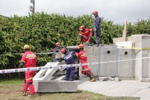 Bombeiros dos Açores com elementos formados no nível Intermédio de Intervenção em Estruturas Colapsadas