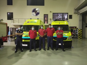 Recertificação de Tripulante de Ambulância de Transporte para bombeiros na Terceira