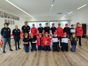 Mass Training em Suporte Básico de Vida Escola de Infantes e Cadetes do Corpo de Bombeiros de São Roque do Pico