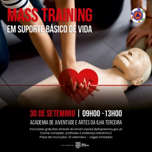 SRPCBA promove Mass Training em Suporte Básico de Vida na Terceira