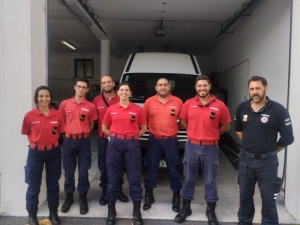Curso de Tripulante de Ambulância de Transporte para bombeiros em São Jorge