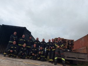 Curso de Combate a Incêndios - nível I para bombeiros na Terceira