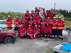 Curso Tripulante de Ambulância de Socorro para bombeiros na Terceira