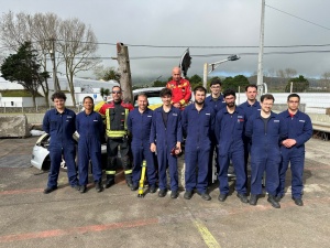 Curso de T&eacute;cnicos de Salvamento e Desencarceramento na Terceira